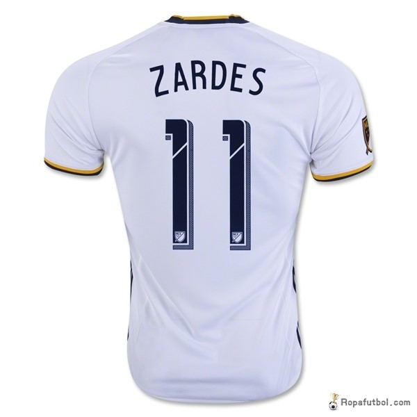 Camiseta Los Angeles Galaxy Replica Primera Ropa Zardes 2016/17 Blanco